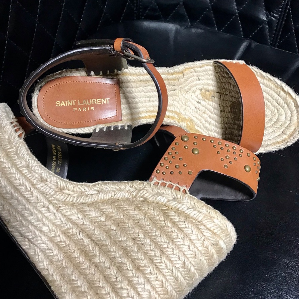 SAINT LAURENT Platform Sandal - Picture 3 of 8
